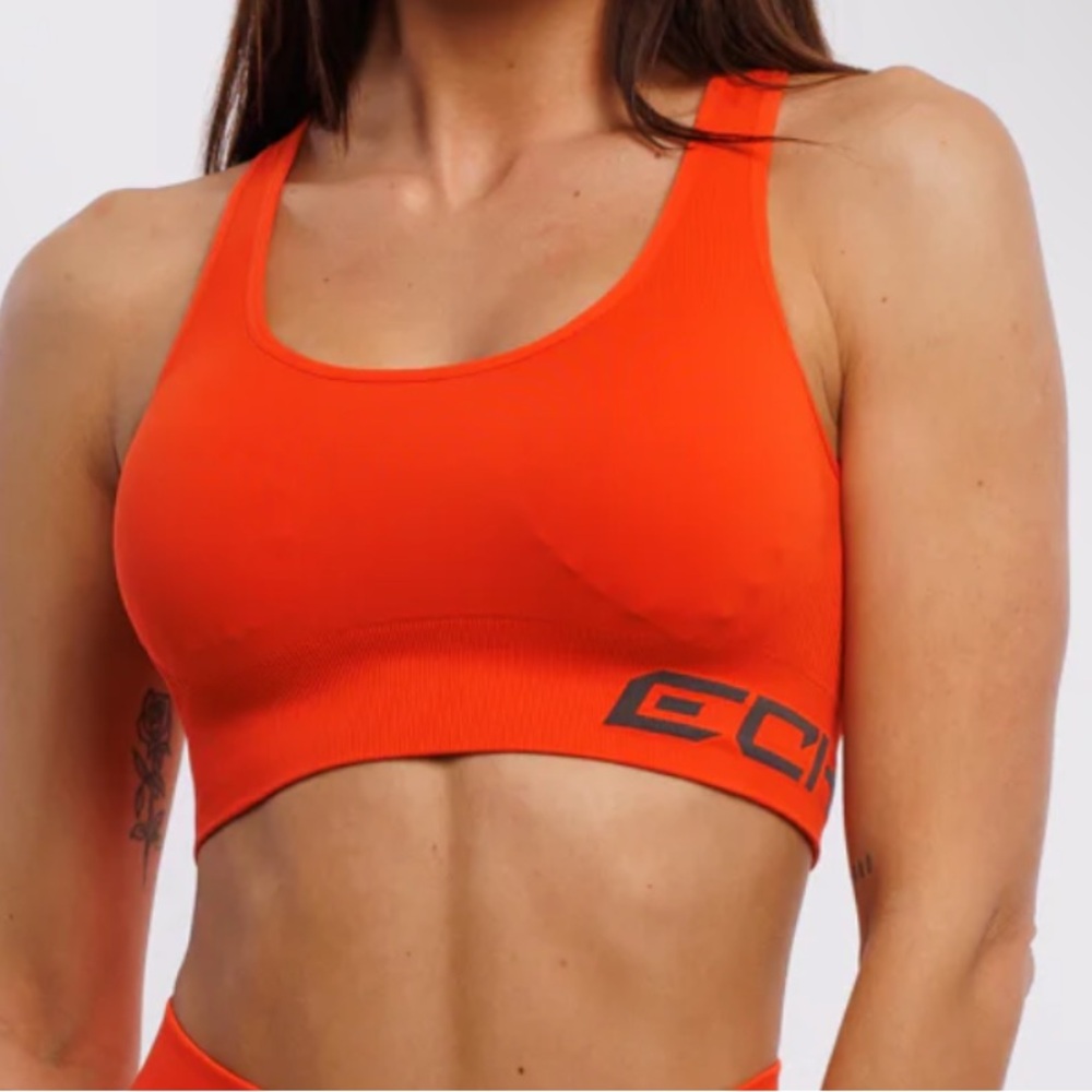 ECHT women’s sports bra- orange size xs/s